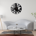 The Artisan Barber | Signature Metal Wall Clock